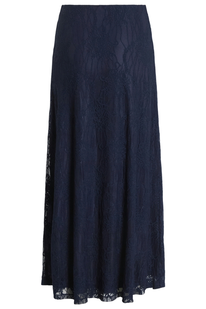 VIFEMMA HW LACE ANKLE SKIRT 14107710 Navy Blazer